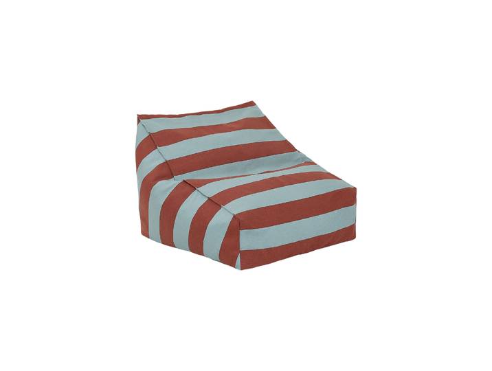 NOBODINOZ - Pouf d'extérieur enfant Vibes - Bleu - Polystyrène expansé