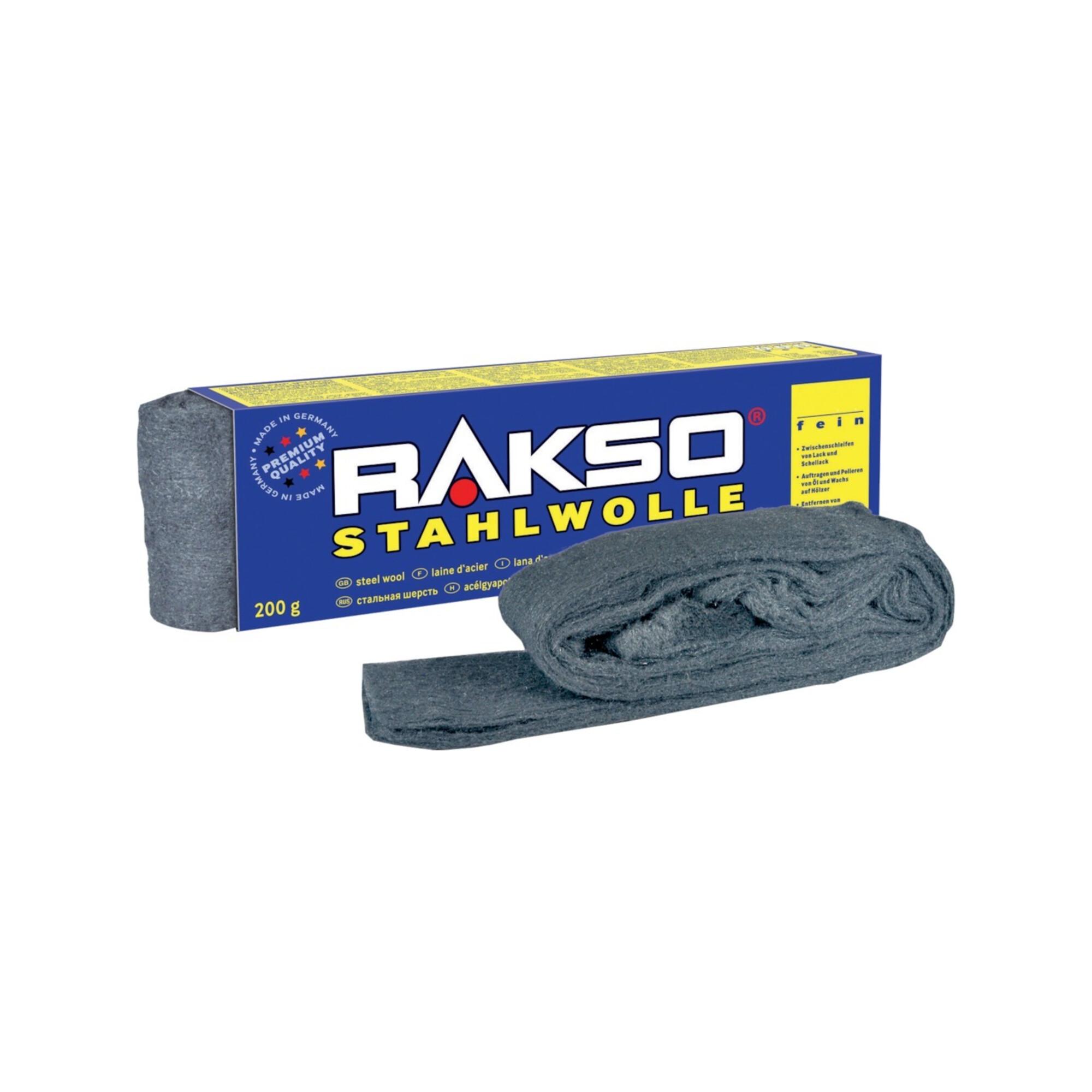Stahlwolle extrem fein 0000 200g RAKSO ; OSCAR WEIL (10824)