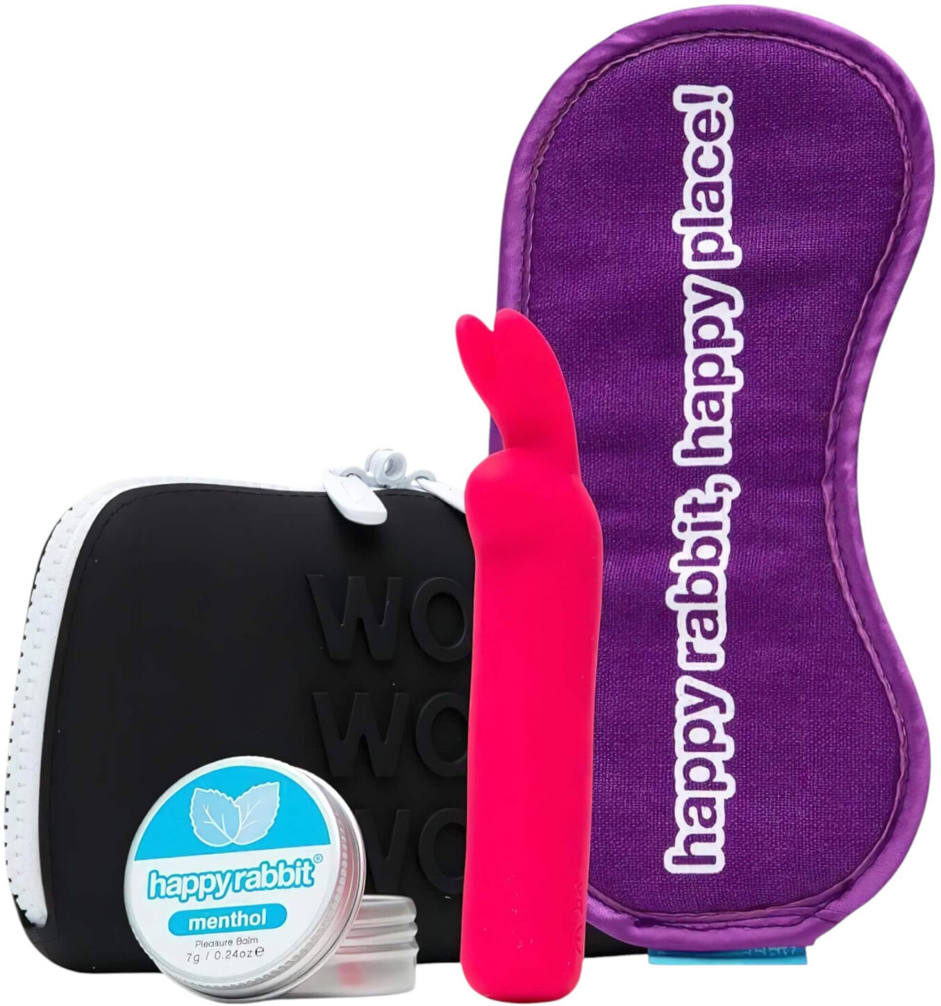 Happyrabbit - Klitorisvibrator Sæt - Genopladelig - 4 Dele
