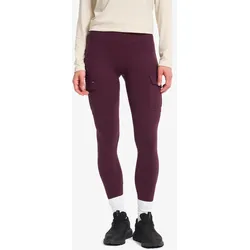 Summit Hiking Pocket Leggings Damen Winetasting, Größe:XS - Outdoor Tights - Lila