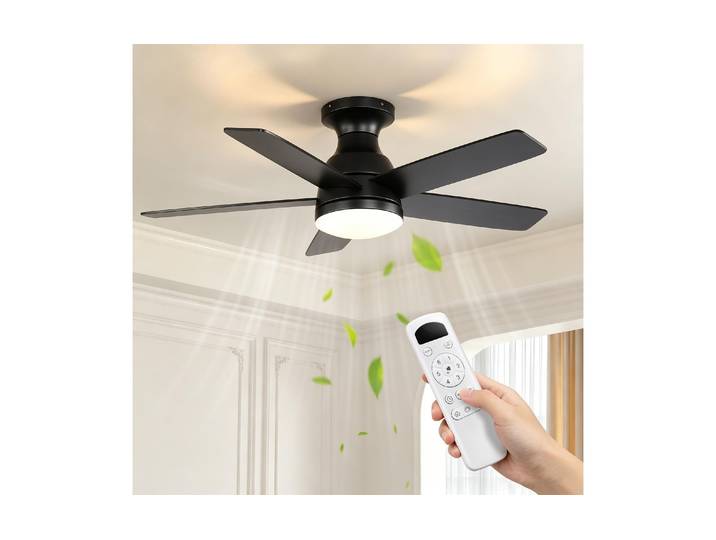 Deckenventilator Ozeanos KBS-44K009 , schwarz, Ventilatoren, Deckenventilator