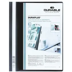 Durable Schnellhefter »Duraplus 2579« A4+ schwarz, 24x31.1 cm