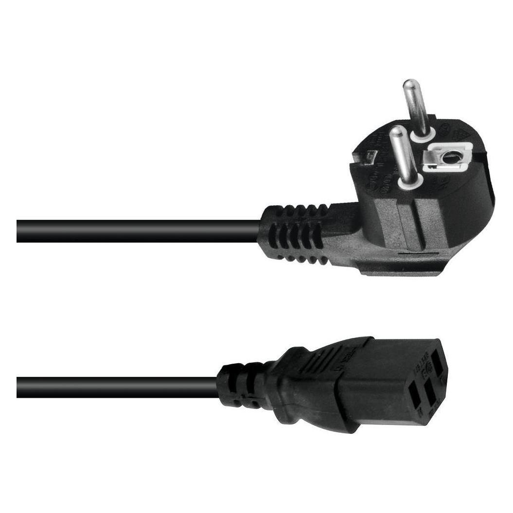 Omnitronic Kaltgeräte Netzkabel 3x1,0 1,5m sw (1.50 m) (3023521E)