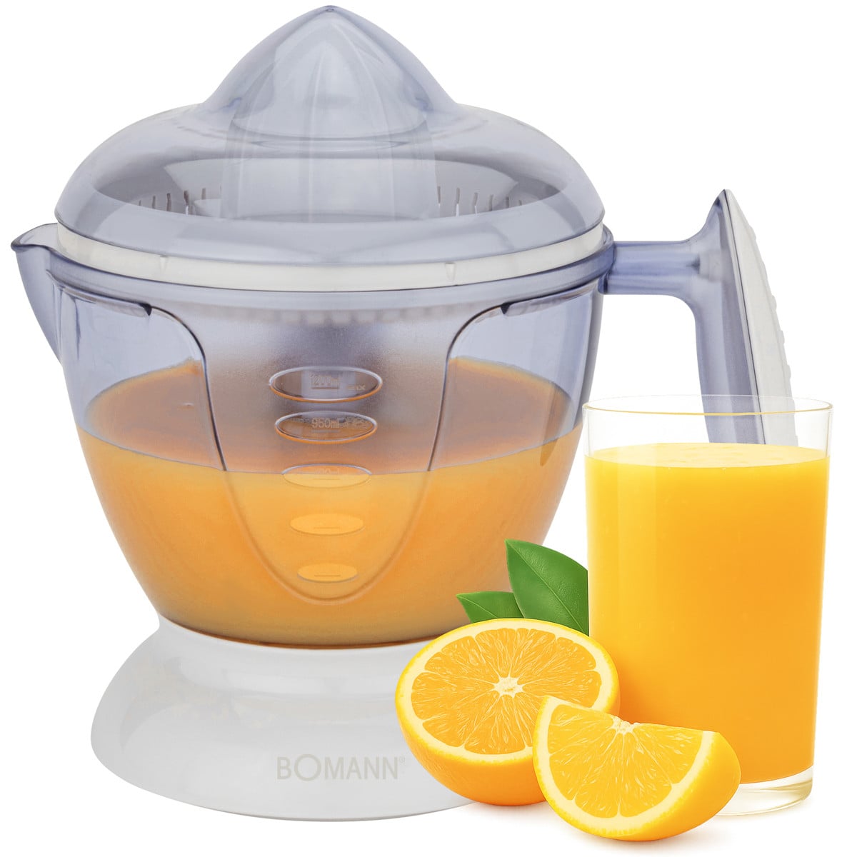 Bomann Citruspers ZP 1092 CB, 40 Watt, Wit, 1,2 liter