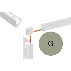 Schlüter Systems JOLLY-AC Außenecke 90° Aluminium G - Grau Höhe: 12,5 mm