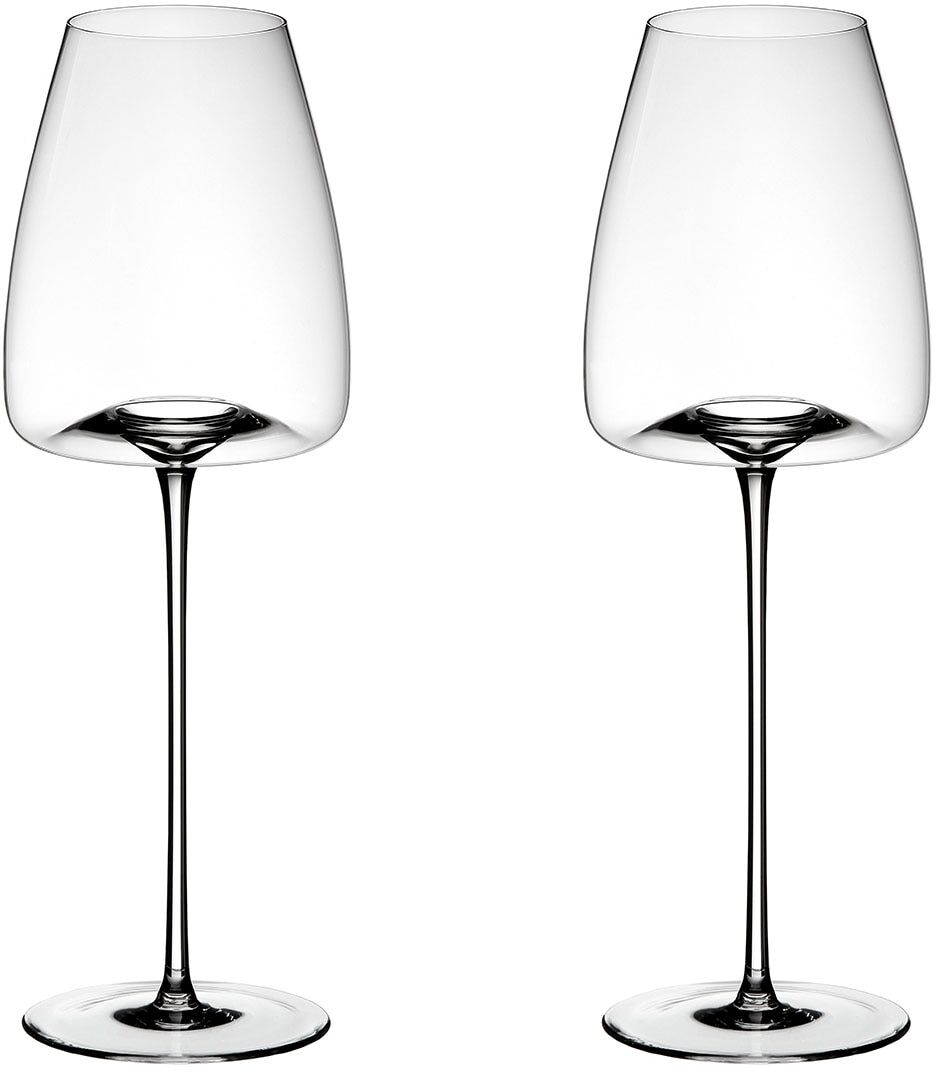 Zieher Juego de 2 copas para vinos aromáticos Vision . Transparente
