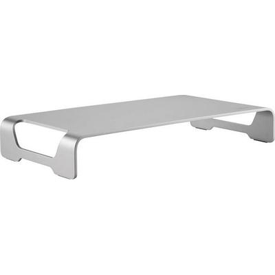 LogiLink Tabletop monitor riser, aluminum Monitor-Erhöhung Höhen-Bereich: 6.3 cm (max) Silber