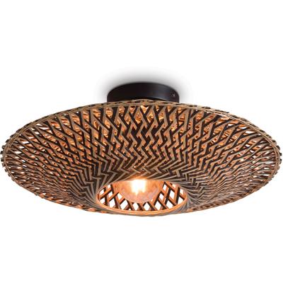 GOOD & MOJO Deckenleuchte "Bali", beige (natur), Ø 44cm H: 14cm, Leuchten, Deckenleuchte