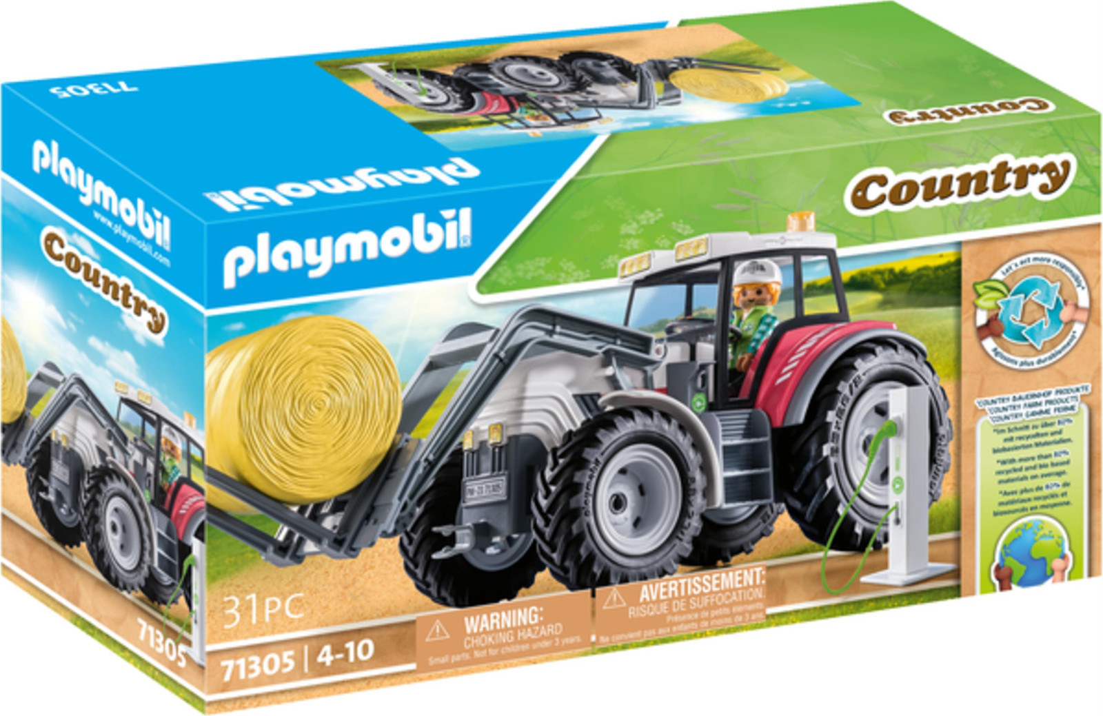 Playmobil Boerderij 71305 Grote tractor