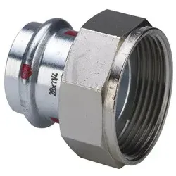 Viega Prestabo Verschraubung mit Überwurf 22 mm x 1" - Modell 1163