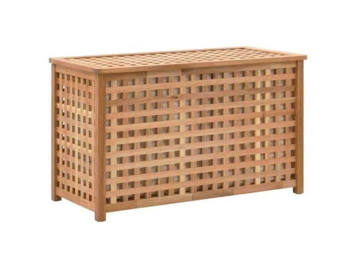 Meilleurs Meubles Coffre de blanchisserie 77 5x37 5x46 5 cm Bois massif de noyer Haute qualité & Moderne 56608