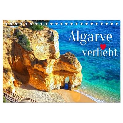 Algarve verliebt (Tischkalender 2027 DIN A5 quer), CALVENDO Monatskalender