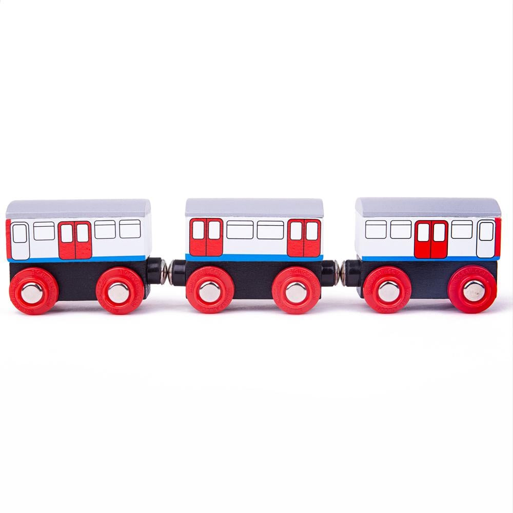 Tidlo Houten Metrotrein Speeltrein voor kinderen