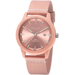 Regent BA-733 Armbanduhr Ocean Plastic Rosa