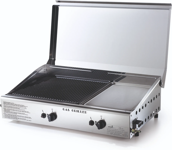Ompagrill Double 4070/Cover/M - Plancha a gas