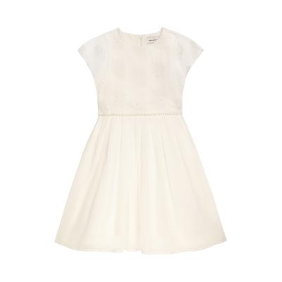Partykleid DANAMADE "DANAMADE Dresses Mädchenkleid", Mädchen, Gr. 134, EURO, ivory, Obermaterial: 100% Polyester. Futter: 100% Polyester, Kleider Partykleid