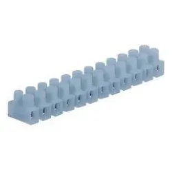 Pollmann 3701102 Eu.-Klemmleiste 12x4q Drahtschutz 12X4QMMNATURPOLDSCHUTZ  - 10 Stück
