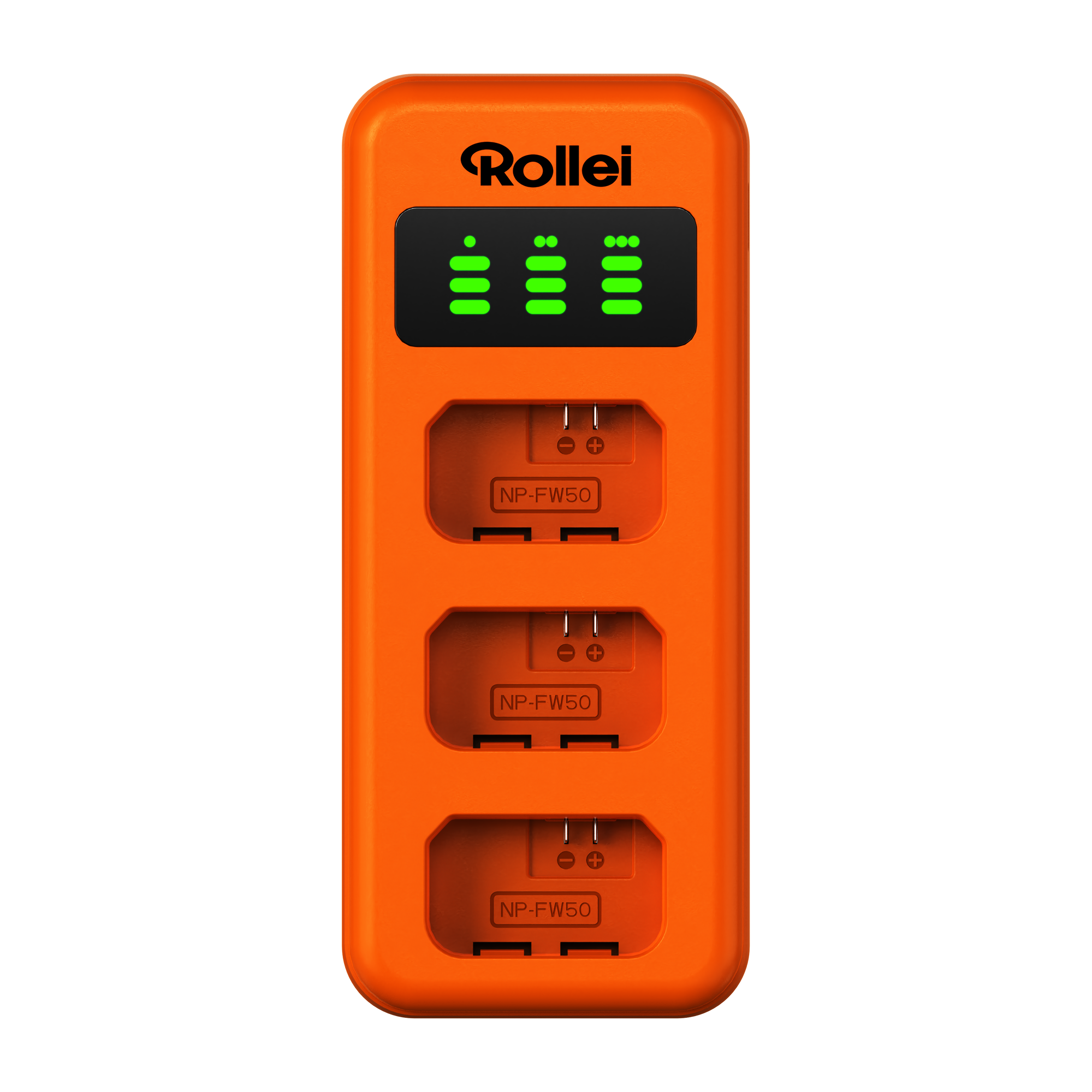 Rollei Ladegerät mit USB-C | 3-fach-Schnellladung 20072