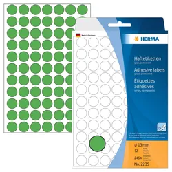 HERMA Klebepunkte Ø 13,0 mm grün