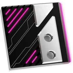Alphacool WAC Apex 1 CPU Kühler LGA 1700/1851, CPU Wasserkühler, Transparent, Schwarz, Silber