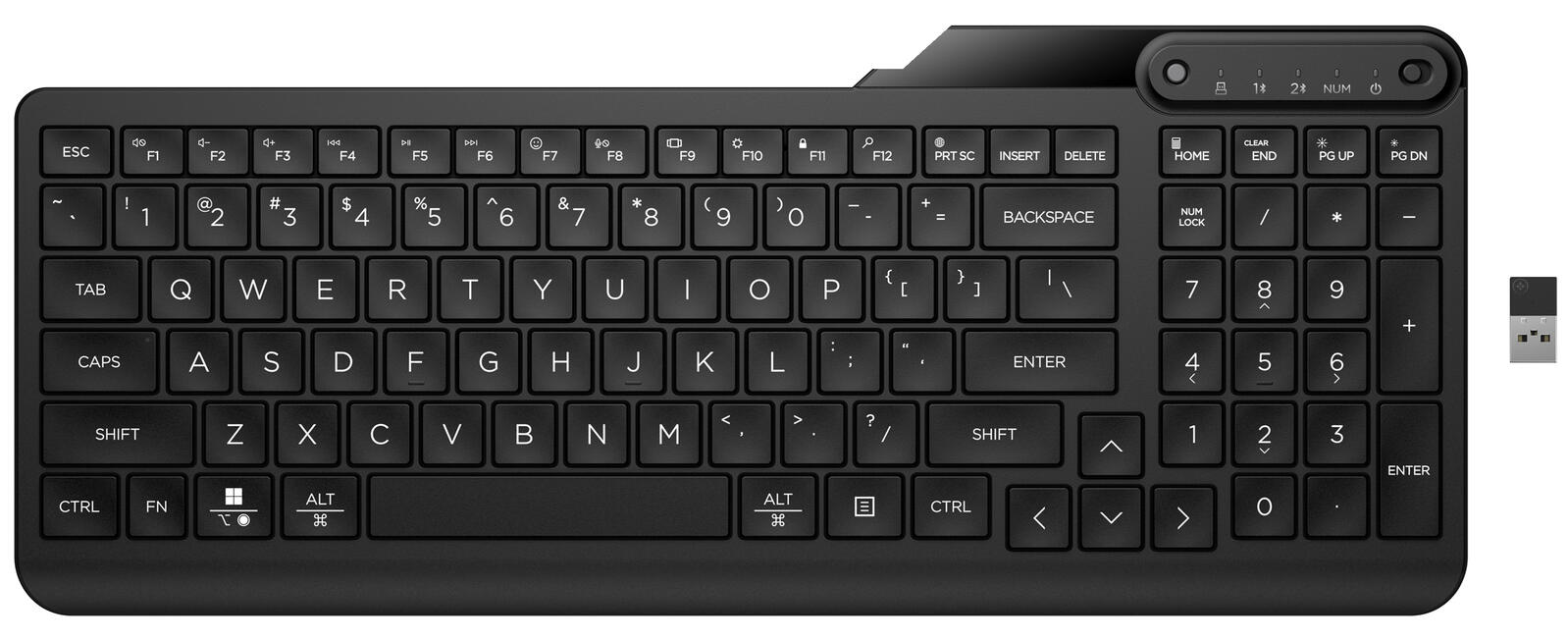 HP Inc. HP 475 Wireless Dual-Mode-Tastatur 7N7B9AA#ABD