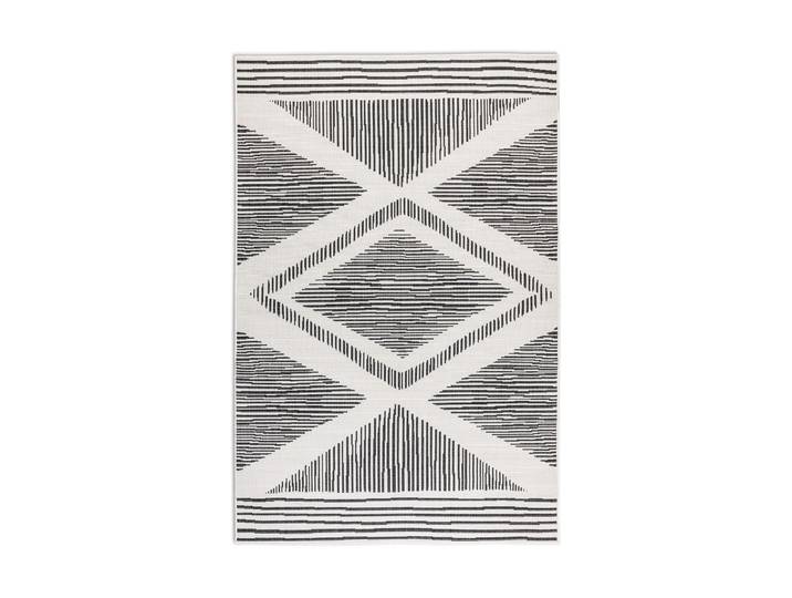 Teppich ELLE DECORATION Rhombus 120 x 170 cm , schwarz, B:120cm L:170cm, Kunstfaser, Teppiche, Teppich