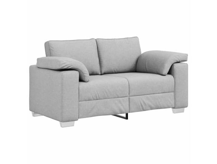KKgypkn Stoffsofa 160 cm Wolkengrau Modernes Wohnzimmer Breite Armlehnen, atmungsaktives Design, Schaum-Faser-Füllung, pflegeleicht