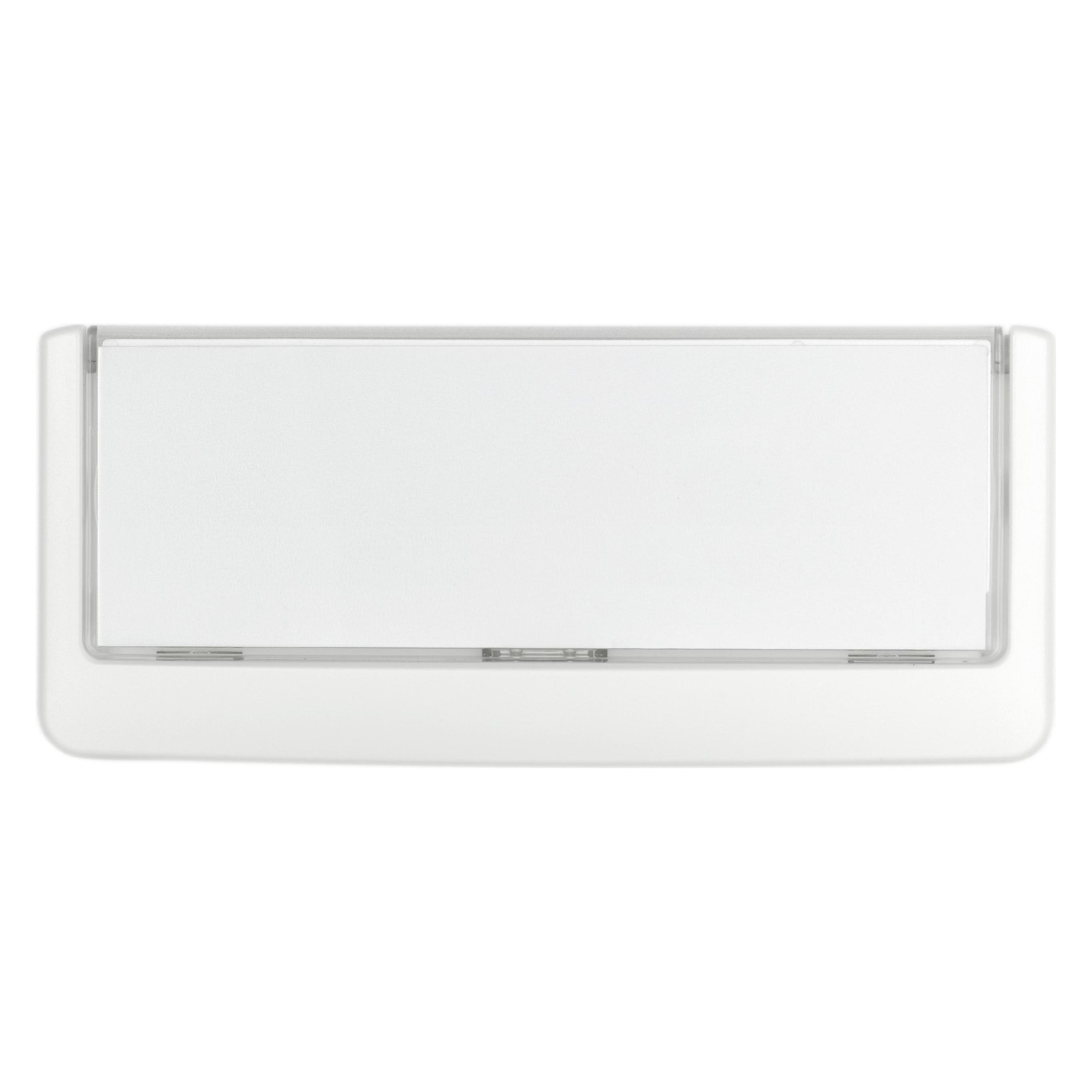 Durable Türschild Click Sign, 149 x 52,5 mm, zum Ankleben oder Anschrauben, weiss, 486002 (486002)