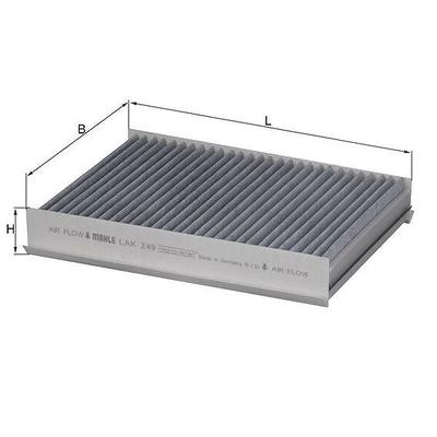 Mahle Filter, Innenraumluft [Hersteller-Nr. LAK249] für Jaguar, Daimler
