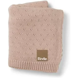 Elodie, Babydecke, Pointelle Decke - Blushing Pink (100 x 75 cm)