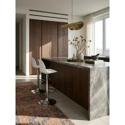 Barhocker Kunstleder Design KORSIKA, Weiß 40x40x104 cm