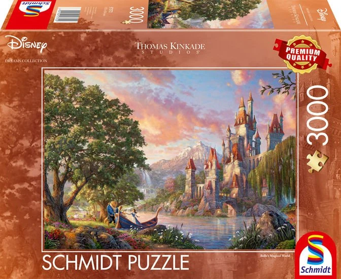 Schmidt Spiele Thomas Kinkade Studios: Belle's Magical World (Disney Dreams Collections)