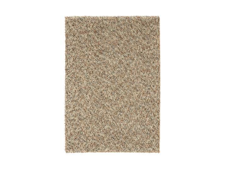 Hochflor Designer Teppich „Pop-Art“ - aus 100% reiner Schurwolle Beige 140 x 200 cm BRINK & CAMPMAN