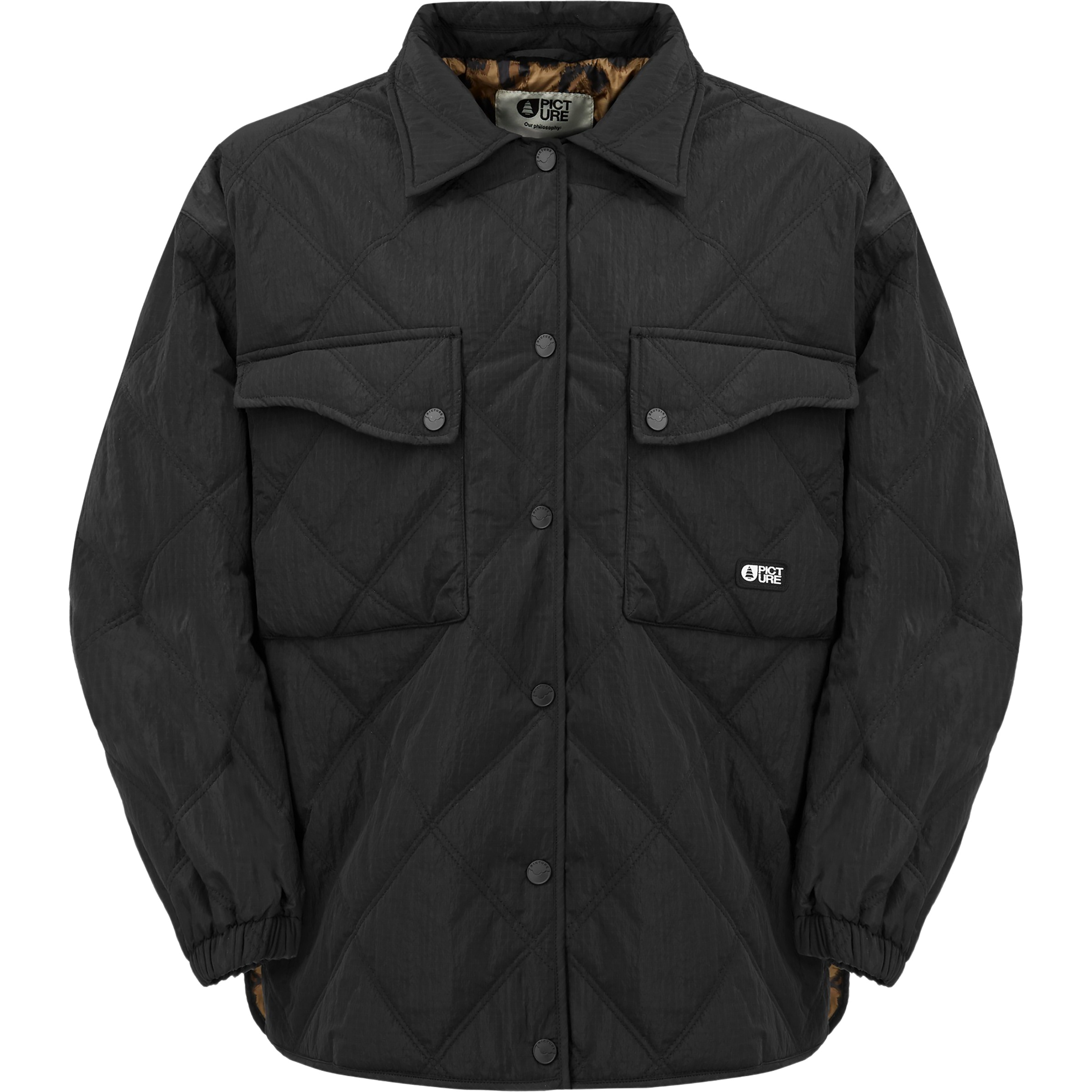 Picture Flib Damen Freizeitjacke, Parkas schwarz Größe XS Lifestyle Wasserabweisend Wasserabweisend