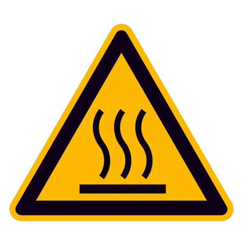 Wolk Warnschild Heisse Oberfläche Aluminium 315 mm ISO 7010 1 St. (11.0328)