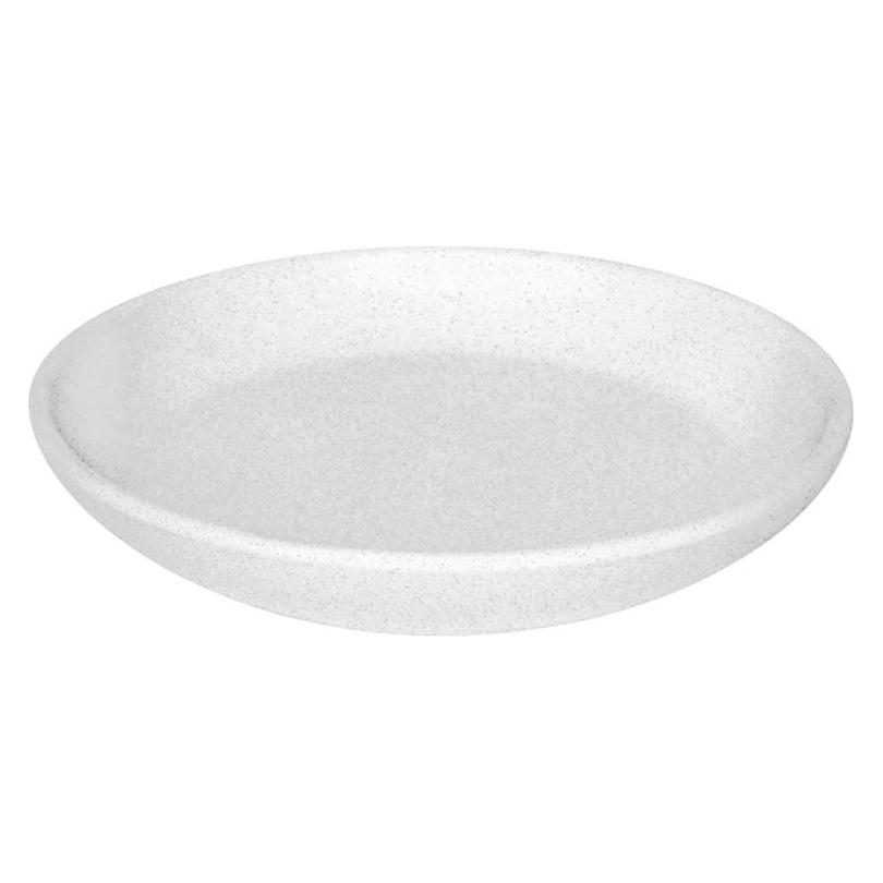 Domoletti Ceramic plate, CHARMS, Ø 25cm, white matt (58322136)