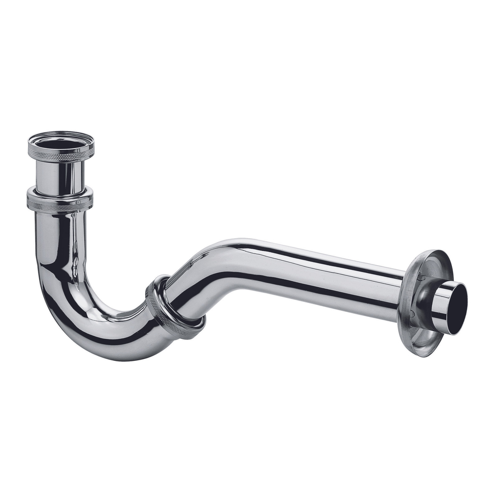 Kludi bidet-afvoerbuis met geurafsluiting en rozet, DN32, verchroomd