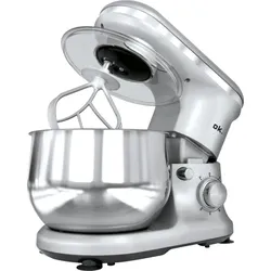 OK. OKM 148626 S Küchenmaschine Silber (Rührschüsselkapazität: 4,8 l, 1000 Watt)
