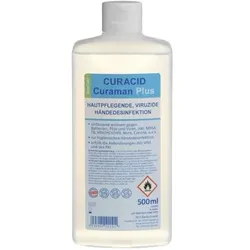Händedesinfektion, mit Hautschutzformel, CURACID CURAMAN PLUS, für häufige Anwendung : 500ml