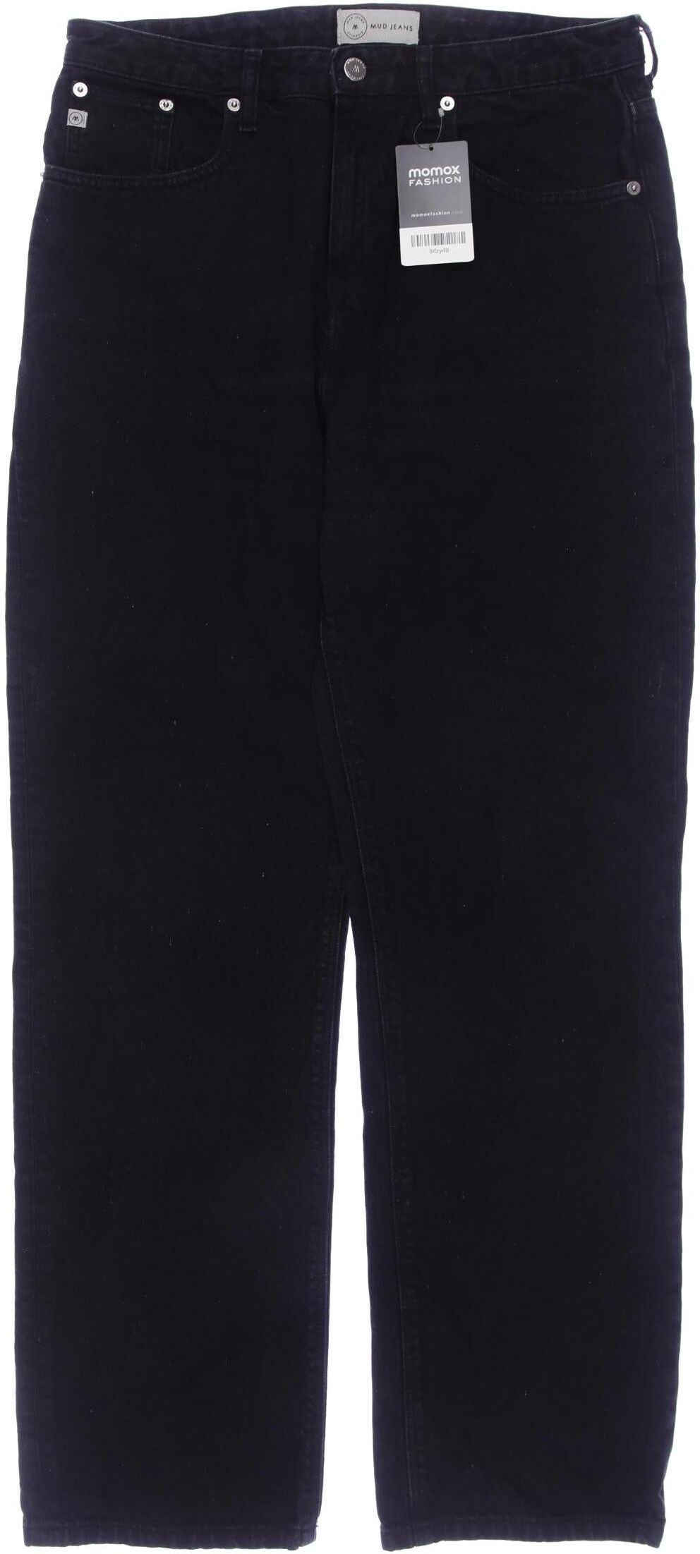 Mud Jeans Damen Jeans, Schwarz, Gr. W31, Baumwolle - Second Hand