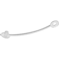 100 Nylonclip, 55 mm, transparent, 100 Stück, Kunststoff
