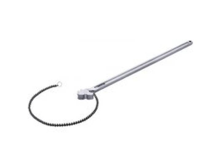 VEVOR Kettenschlüssel, 48 Zoll Kettenrohrschlüssel, 13,4 Zoll Durchmesser Kapazität, CRV umkehrbarer Rohrverschraubungsschlüssel mit hochfester Backe und ergonomischem Griff, für Rohrinstallation