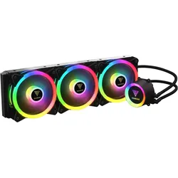 Gamdias Kit Watercooling Chione P2-360R RGB (Noir), CPU Wasserkühler, Schwarz