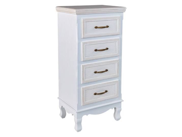 Chiffonnier en bois blanc 40x30x82h