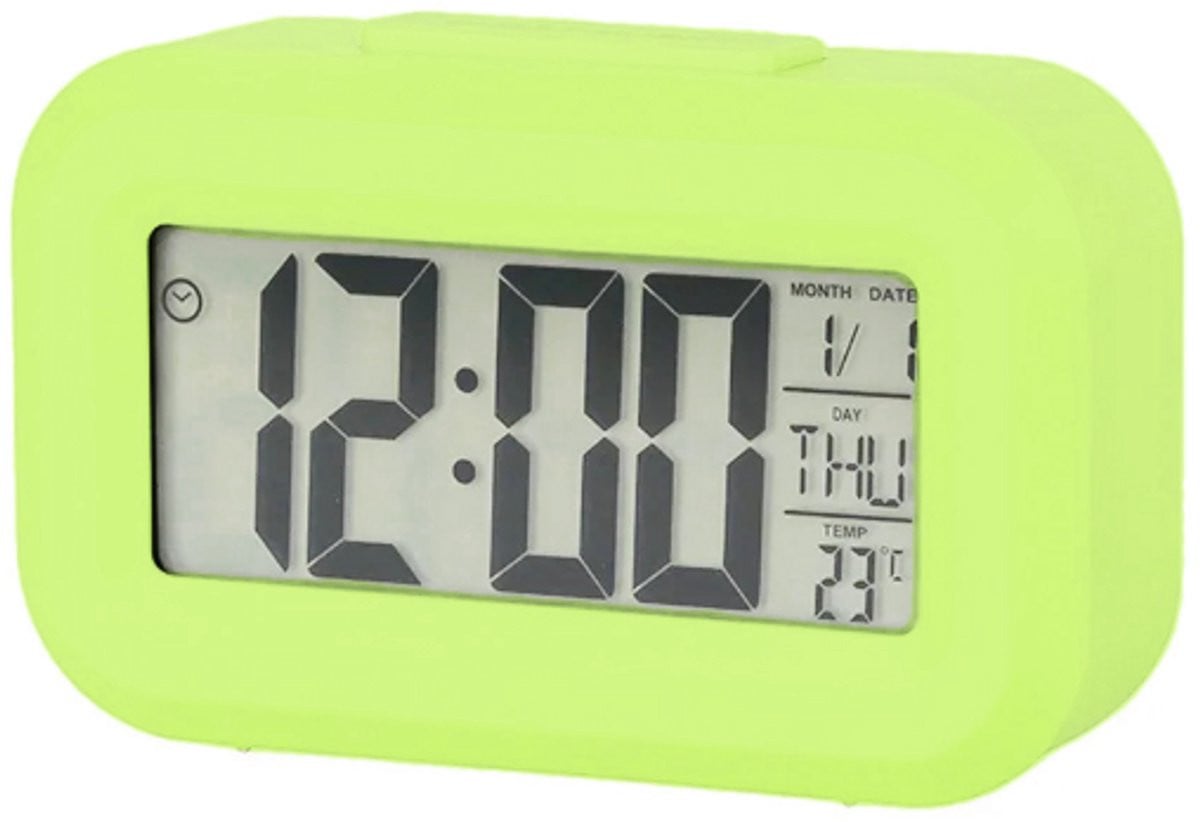Mini Digitale Wekker met LCD Display - Groen