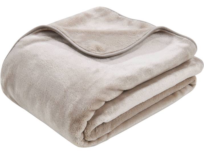 Wohndecke DONE. POLAR , grau (taupe), B:150cm L:200cm, Polyester, Wohndecken, Wohndecke, Weiche, wärmende Kuscheldecke