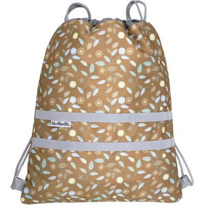 Turnbeutel MCNEILL "Sportschuhbeutel Greta", Kinder, Gr. B/H/T: 31cm x 41cm, braun (greta), Polyester, Taschen