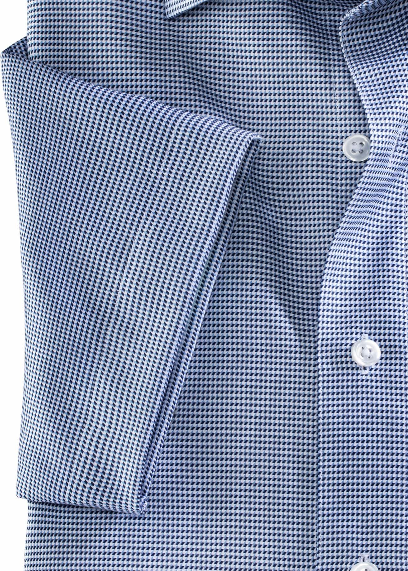 Walbusch Extraglatt-Hemd Kent-Kragen, Comfort Fit, Farbe Blau, 39, reine, bügelfreie Baumwolle Kent-Kragen Herren