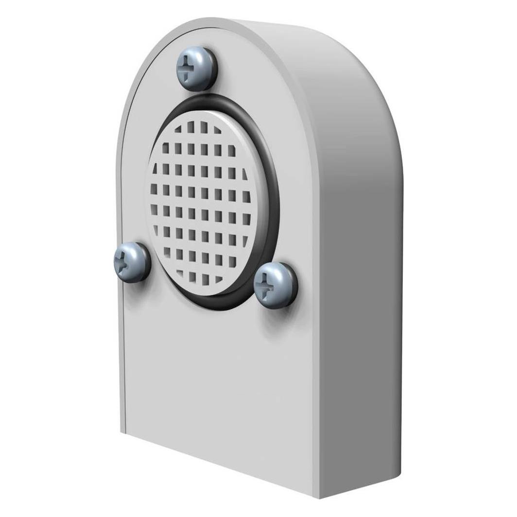 Hammond Regenfester Ventilator, 69.34mm, Polycarbonat, Grau (SDV280-1)