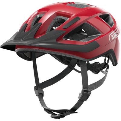 Fahrradhelm ABUS "Aduro 3.0 LED" Gr. M, rot (rot (blaze rot)), Helme, M
